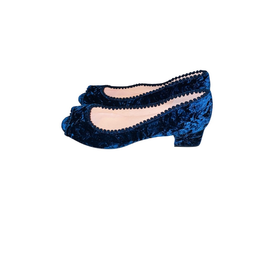 Blue Velvet Women's Shoes - Picture 5 of 11